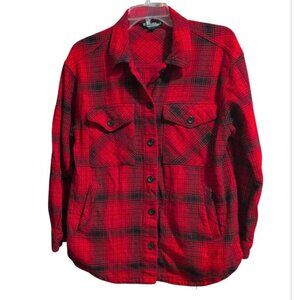 The B.C. Clothing Co. Heavy Buffalo Plaid Button-Down Collar Shirt with Pocket